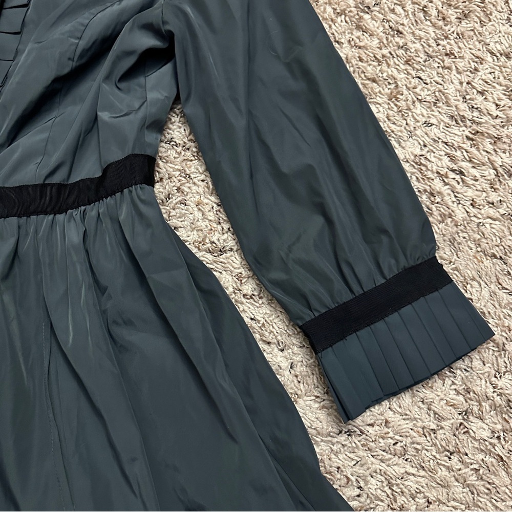 RARE Forever 21 Twist Dark Gray Jacket Dress Limited Edition Tulle Mall Goth - Picture 9 of 16